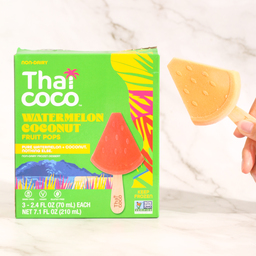 Frozen Watermelon Coconut Pops - Thai Coco